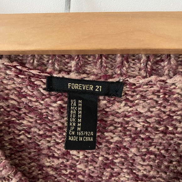 Maroon and Tan Sweater - Picture 2 of 3